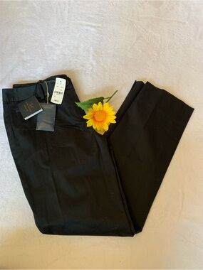BROOKS BROTHERS 346 ladies black 97% cotton “Natalie” fit size 4 NWT